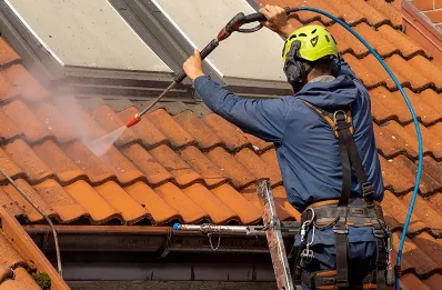 Démoussage et hydrofuge de toiture à Péron